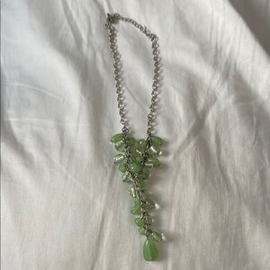 Elegant Green Beaded Necklace